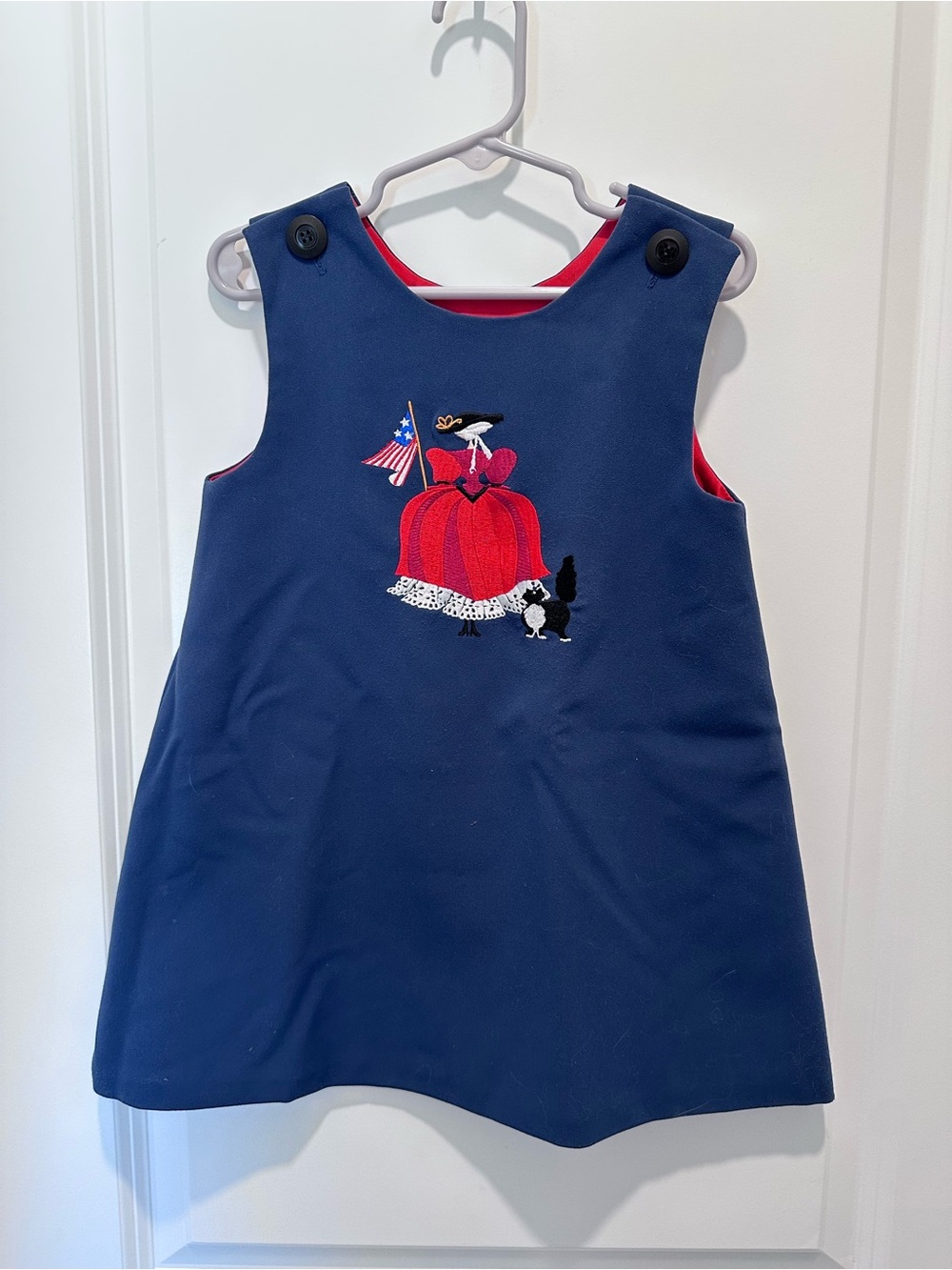 Vintage Chocolate Soup Patriotic Pinafore